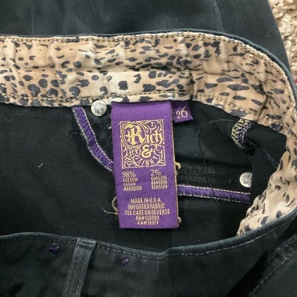 Rich and Skinny Ankle Slim Black Jeans Size 26 - Picture 3 of 6